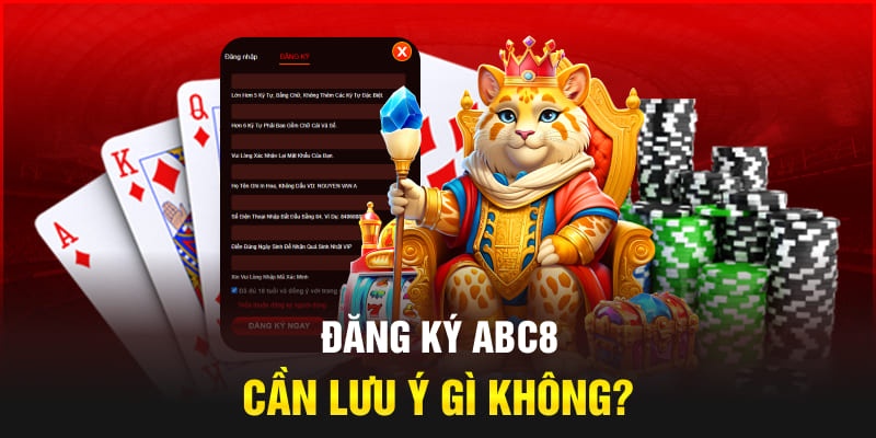 Một vài lưu tâm cho hội viên mới khi mở tài khoản ABC8