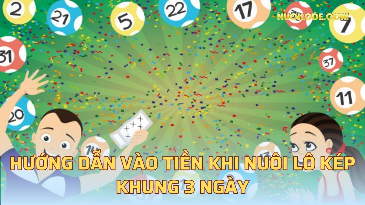 Hướng dẫn vào tiền khi nuôi lô kép khung 3 ngày