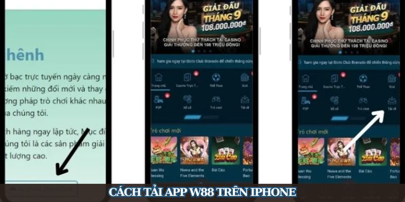 Cách tải app W88 về iOS