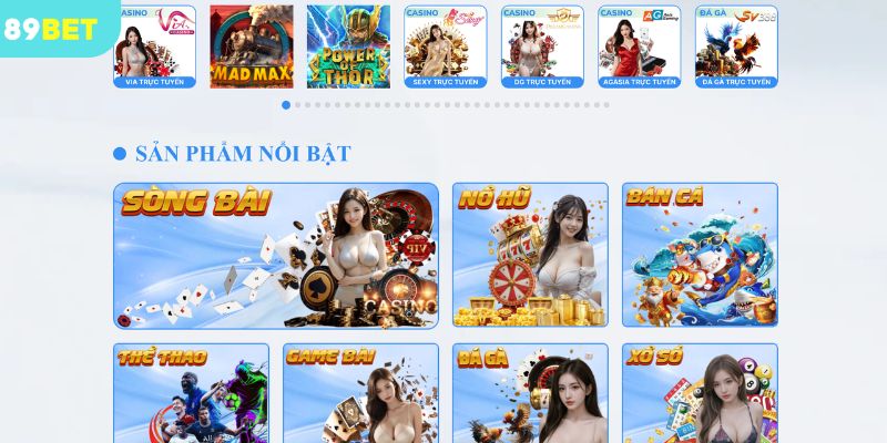 89BET là điểm cá cược hàng đầu