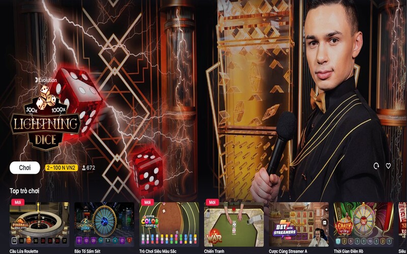 Kho game đa dạng tại casino 99ok