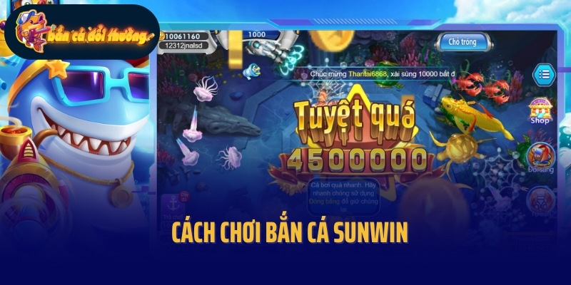 Cách chơi bắn cá Sunwin