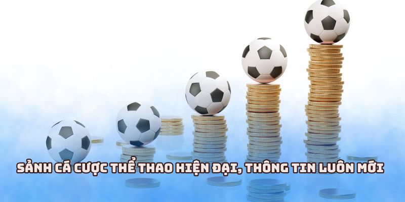 Sảnh cá cược thể thao hiện đại, thông tin luôn mới