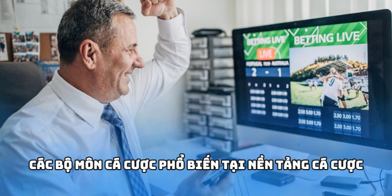 Các bộ môn cá cược phổ biến tại nền tảng cá cược