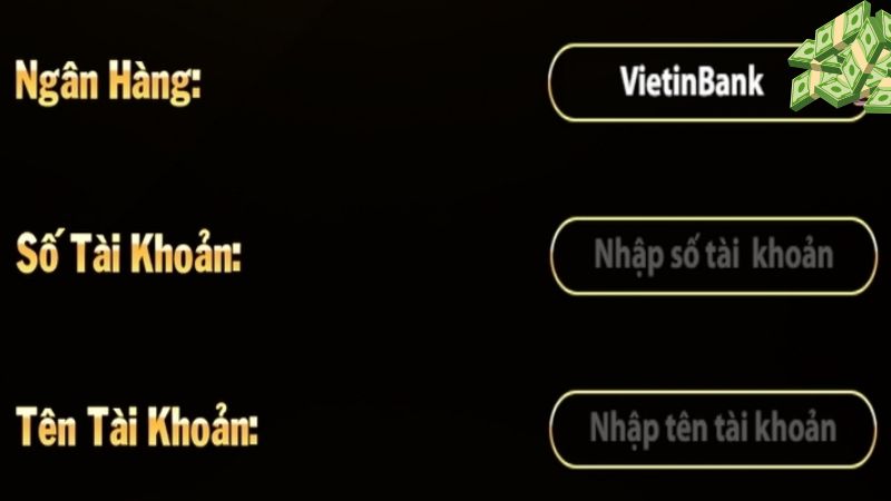 Cách liên kết ngân hàng trước khi nạp tiền KING52