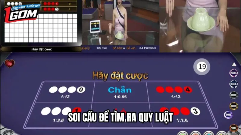 Soi cầu để tìm ra quy luật đánh xóc đĩa online