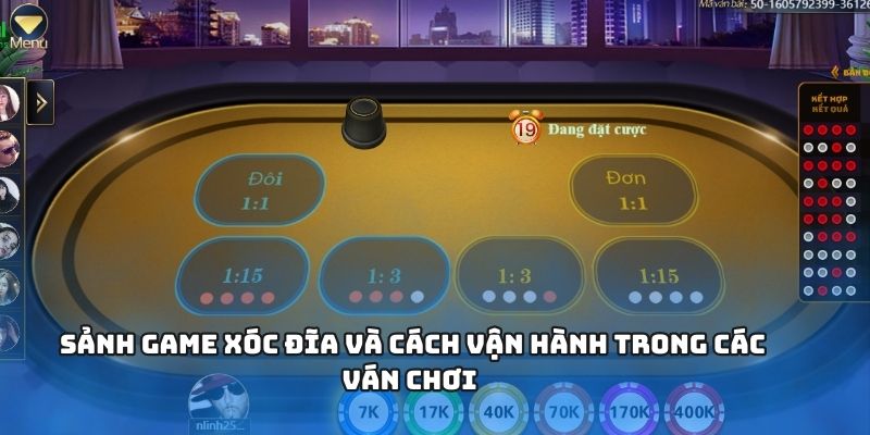                Sảnh game xóc đĩa và cách vận hành tool hack