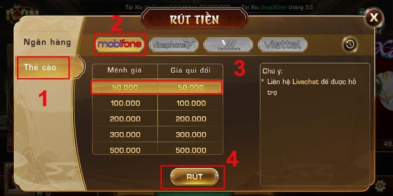 Các yêu cầu rút tiền Saowin cần tuân thủ đúng quy định