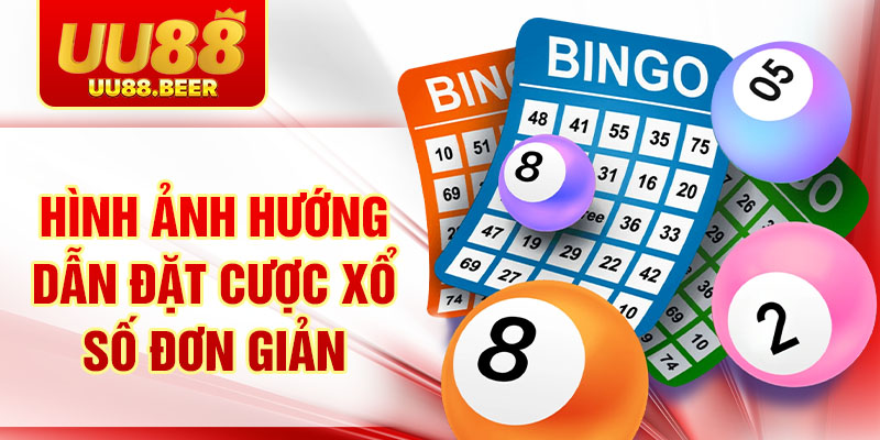 Hình ảnh hướng dẫn đặt cược xổ số đơn giản