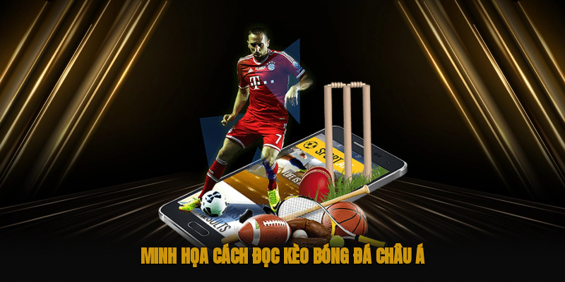 Minh họa cách đọc kèo bóng đá châu Á