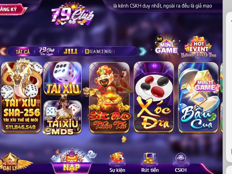 Tham gia Live Casino 79Club nhận thưởng lớn