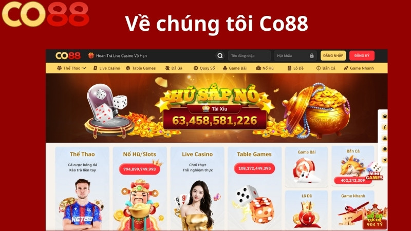 GIỚI THIỆU NHÀ CÁI CO88 – NỀN TẢNG GIẢI TRÍ TRỰC TUYẾN UY TÍN HÀNG ĐẦU